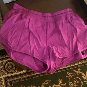 Purple Lululemon Hotty Hot Shorts